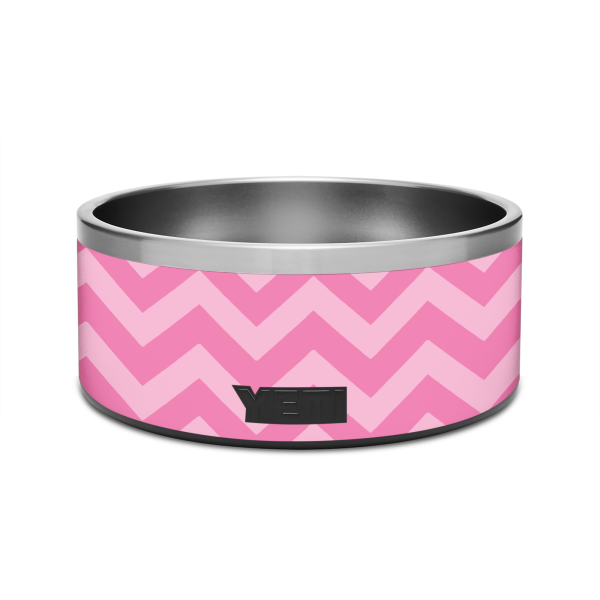 Pink Chevron | Skin For YETI Boomer Dog Bowl 8 Cup Online Sale