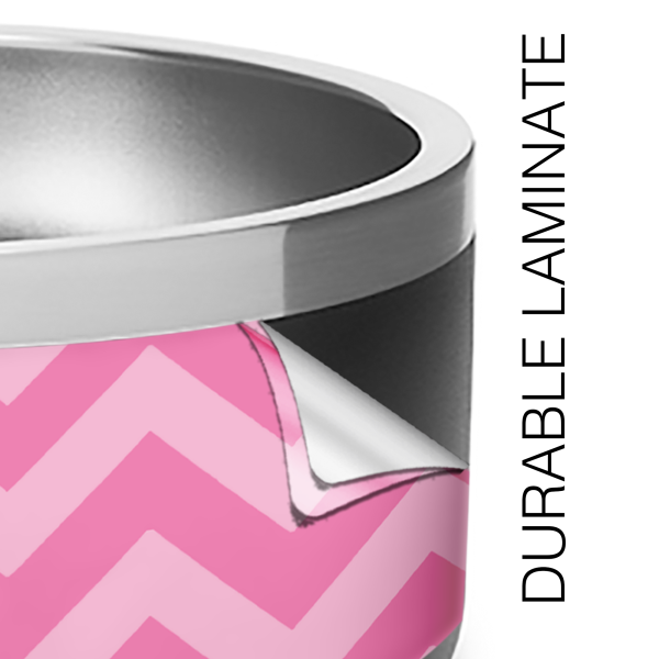 Pink Chevron | Skin For YETI Boomer Dog Bowl 8 Cup Online Sale - Image 3