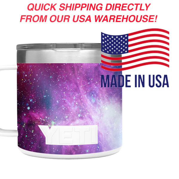 Galaxy Nebula Space | Skin For YETI Rambler 14oz  Tumbler Hot on Sale - Image 4