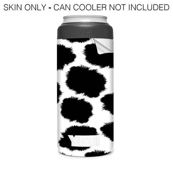 Cow Prints | Skin For YETI Rambler 12oz  Slim Can Online now - Image 4