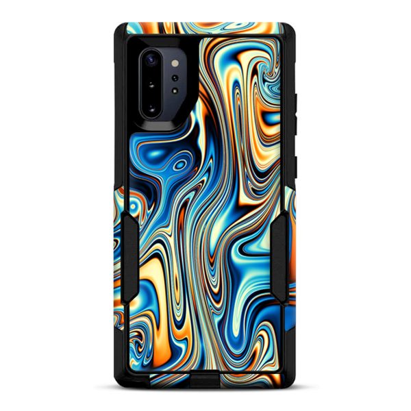 Blue Orange Psychadelic Oil Slick | Skin For Otterbox Commuter for Galaxy Note 10 Plus on Sale