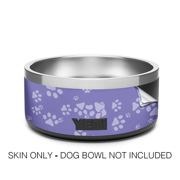 Purple Paws | Skin For YETI Boomer Dog Bowl 4 Cup Online now - Image 5