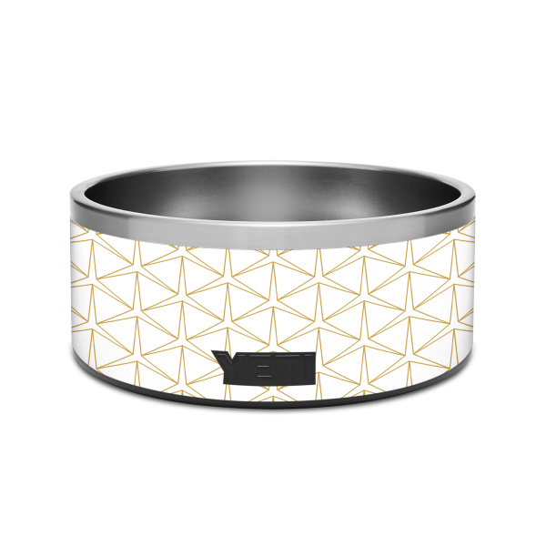 Geometric Gold | Skin For YETI Boomer Dog Bowl 8 Cup Discount