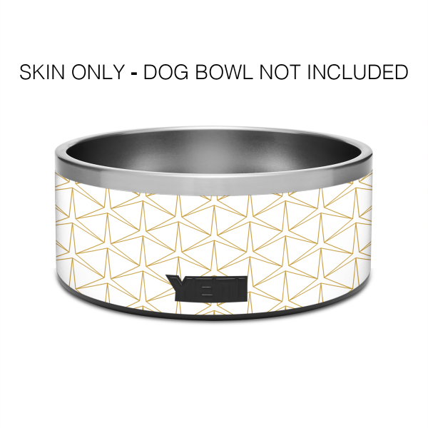 Geometric Gold | Skin For YETI Boomer Dog Bowl 8 Cup Discount - Image 4