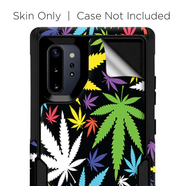 Colorful Weed Leaves Leaf | Skin For Otterbox Commuter for Galaxy Note 10 Plus Online Sale - Image 3