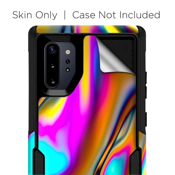 Oil Slick Resin Iridium Glass Colors | Skin For Otterbox Commuter for Galaxy Note 10 Plus Online now - Image 3