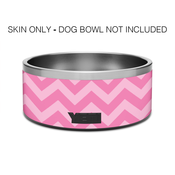 Pink Chevron | Skin For YETI Boomer Dog Bowl 8 Cup Online Sale - Image 4