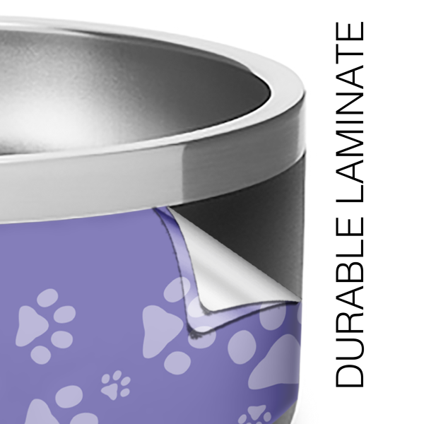 Purple Paws | Skin For YETI Boomer Dog Bowl 8 Cup For Discount - Image 3