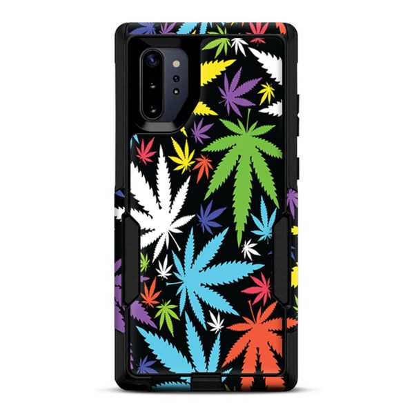 Colorful Weed Leaves Leaf | Skin For Otterbox Commuter for Galaxy Note 10 Plus Online Sale