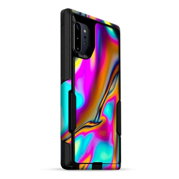 Oil Slick Resin Iridium Glass Colors | Skin For Otterbox Commuter for Galaxy Note 10 Plus Online now - Image 2