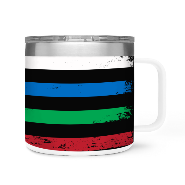 Thin Green Blue Red Line Flag | Skin For YETI Rambler 14oz  Tumbler Discount