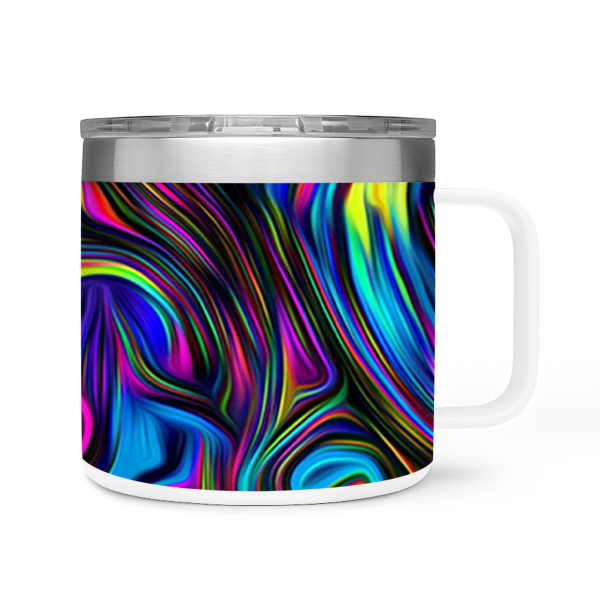 Neon Swirl | Skin For YETI Rambler 14oz  Tumbler For Cheap