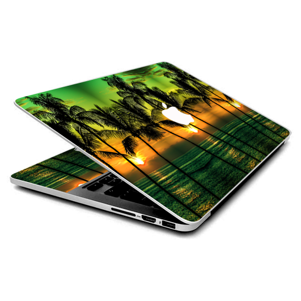 Sunset Palm Trees Ocean | Skin For Macbook Pro 15 inch Retina | fits Model A1398, A2910 Online