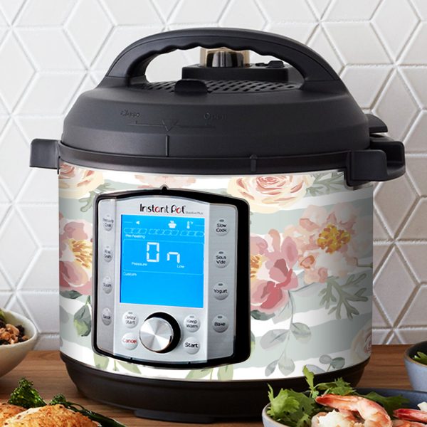 Pastel Flowers | Skin For Instant Pot Duo Evo Plus 6QT For Discount - Image 2