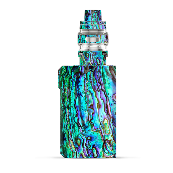 Abalone Ripples Green Blue Purple Shells | Skin For VooPoo Alpha ZIP For Discount