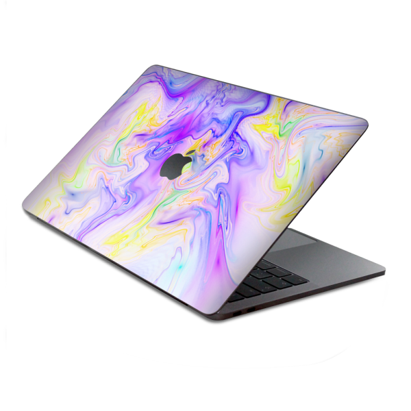 Pastel Marble Resin Pink Purple Swirls | Skin For Macbook Pro 15 inch Retina Touch Bar | fits Model A1707, A3162, A1990 Online Sale