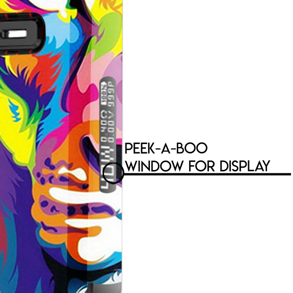 Colorful Lion Abstract Paint | Skin For Smok Nord 2 Supply - Image 3