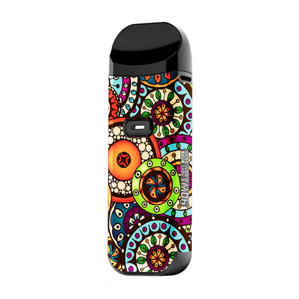 Ethnic Circles Pattern | Skin For Smok Nord 2 Cheap