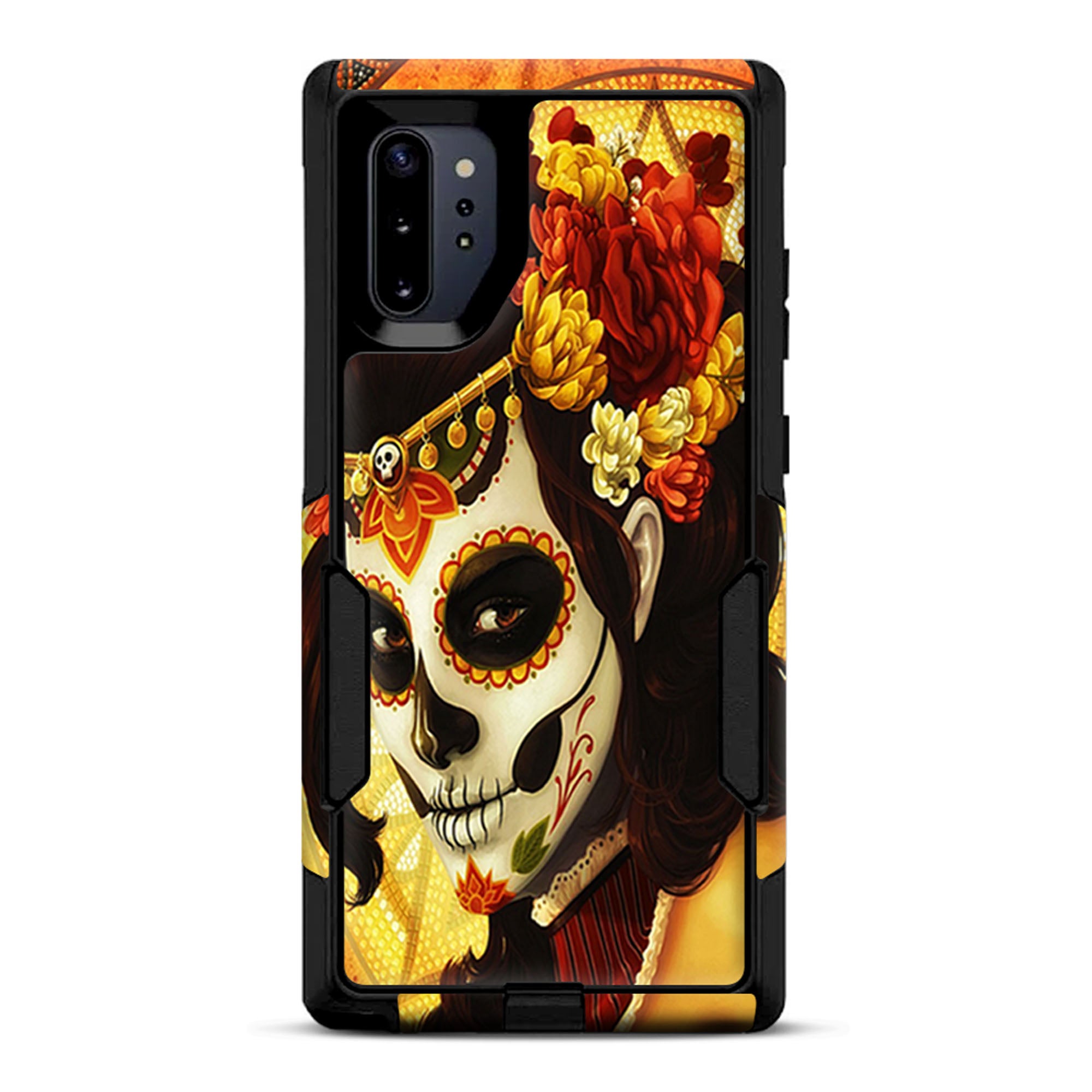 Skull Girl Dia De Los Muertos Paint | Skin For Otterbox Commuter for Galaxy Note 10 Plus Discount