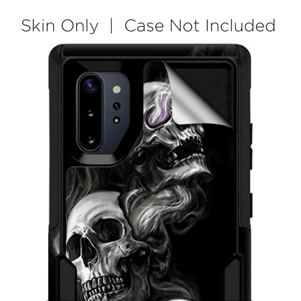 Glowing Skulls In Smoke | Skin For Otterbox Commuter for Galaxy Note 10 Plus For Cheap - Image 3