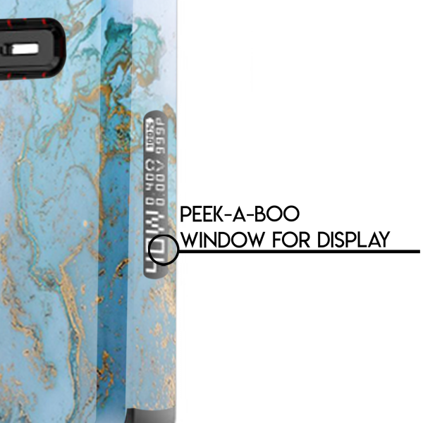 Teal Blue Gold White Marble Granite | Skin For Smok Nord 2 Cheap - Image 3