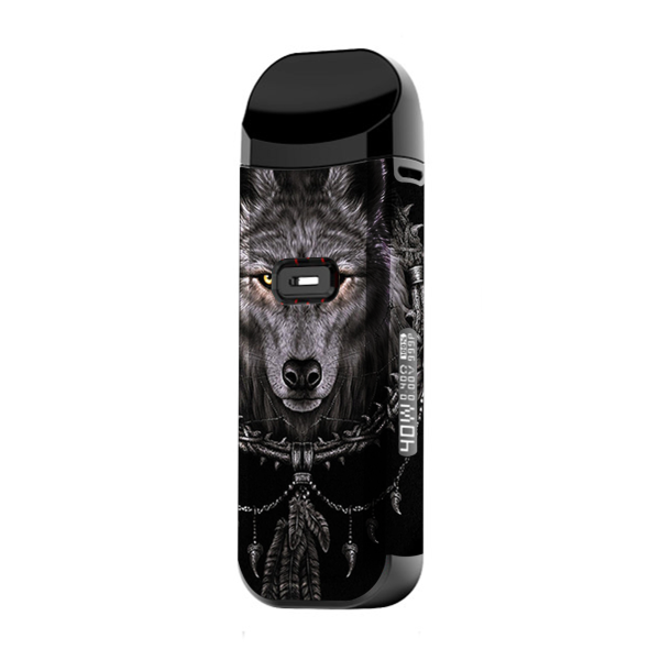 Wolf Dreamcatcher Back White | Skin For Smok Nord 2 Online now