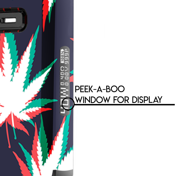 3D Holographic Weed Pot Leaf | Skin For Smok Nord 2 Online Sale - Image 3