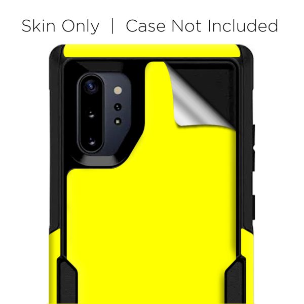 Bright Yellow | Skin For Otterbox Commuter for Galaxy Note 10 Plus Supply - Image 3