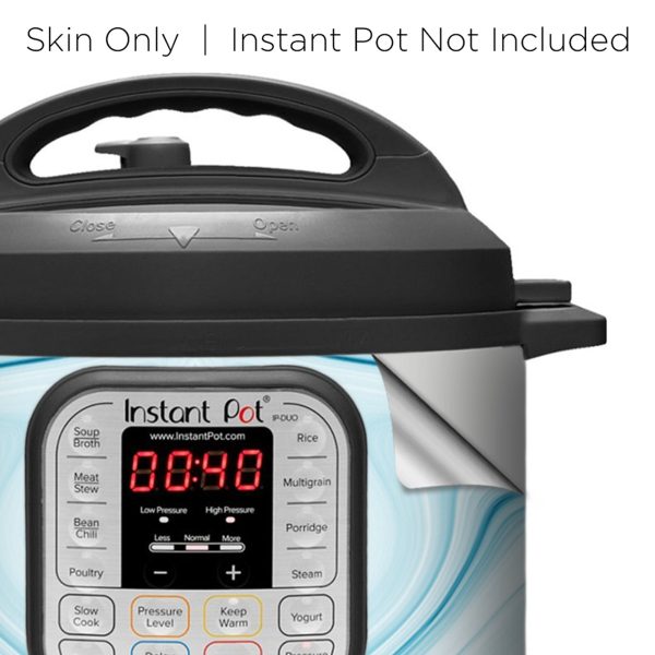 Blue Geode Swirl | Skin For Instant Pot Duo 60 6QT Online Sale - Image 4