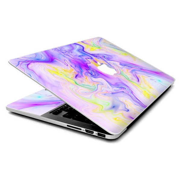 Pastel Marble Resin Pink Purple Swirls | Skin For Macbook Pro 15 inch Retina | fits Model A1398, A2910 Cheap