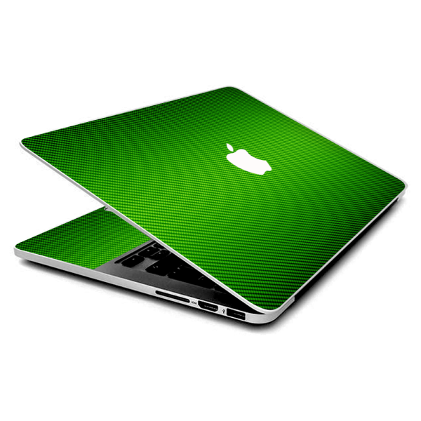 Lime Green Carbon Fiber Look | Skin For Macbook Pro 15 inch Retina | fits Model A1398, A2910 Supply