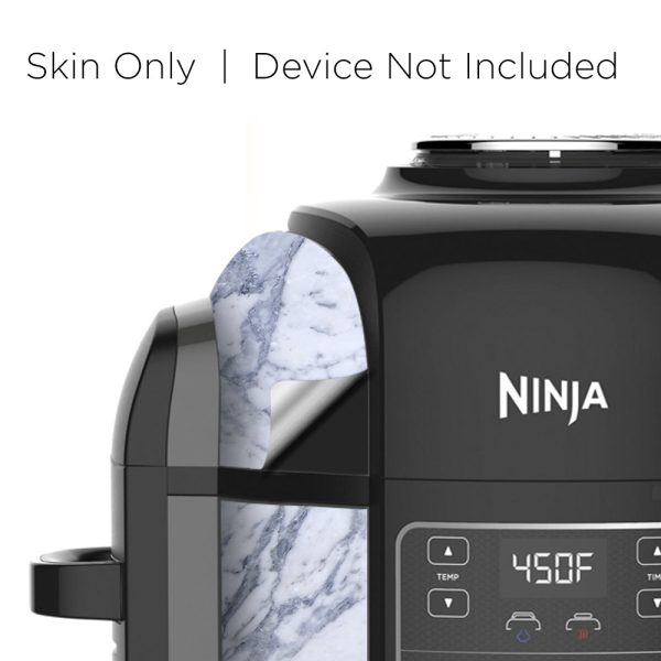 Grey and White Marble | Skin For Ninja Foodi 6.5QT Hot on Sale - Image 3