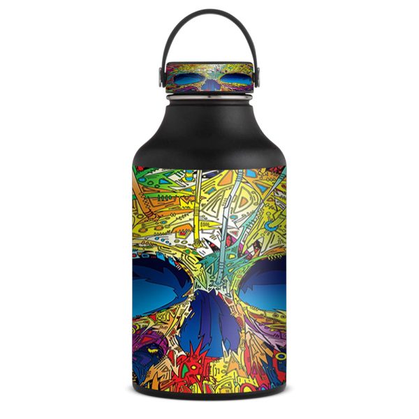 Colorful Skull 1 | Skin For Hydro Flask 60oz Hot on Sale