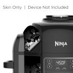 Black and White Floral | Skin For Ninja Foodi 6.5QT Hot on Sale - Image 3
