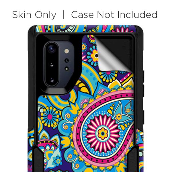 Colorful Paisley Mix | Skin For Otterbox Commuter for Galaxy Note 10 Plus Online Sale - Image 3