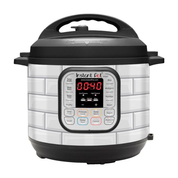 White Subway Tiles | Skin For Instant Pot Duo 80 8QT Hot on Sale