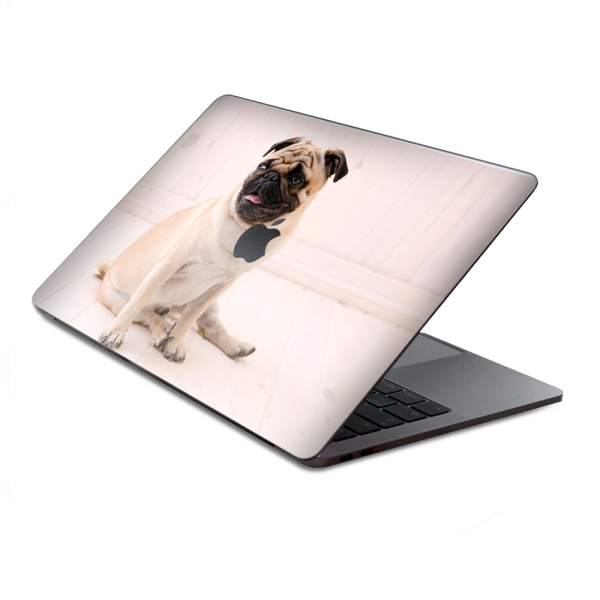 Pug Mug, Cute Pug | Skin For Macbook Pro 15 inch Retina Touch Bar | fits Model A1707, A3162, A1990 Supply