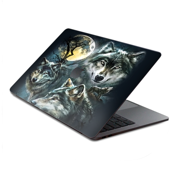3 Wolves Moonlight | Skin For Macbook Pro 15 inch Retina Touch Bar | fits Model A1707, A3162, A1990 Online now