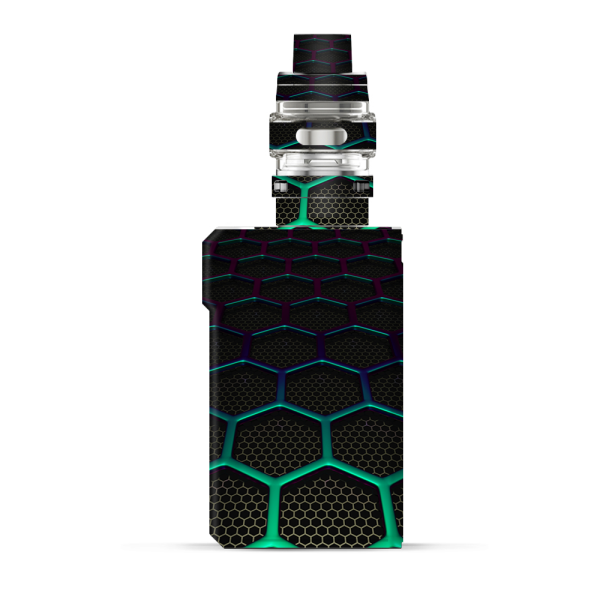 Metal Grid Futuristic Panel | Skin For VooPoo Alpha ZIP on Sale