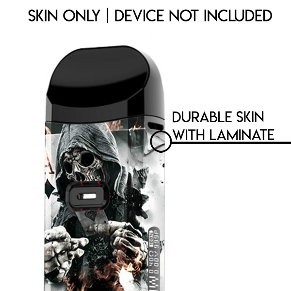 Ace Diamonds Grim Reeper Skull | Skin For Smok Nord 2 on Sale - Image 2