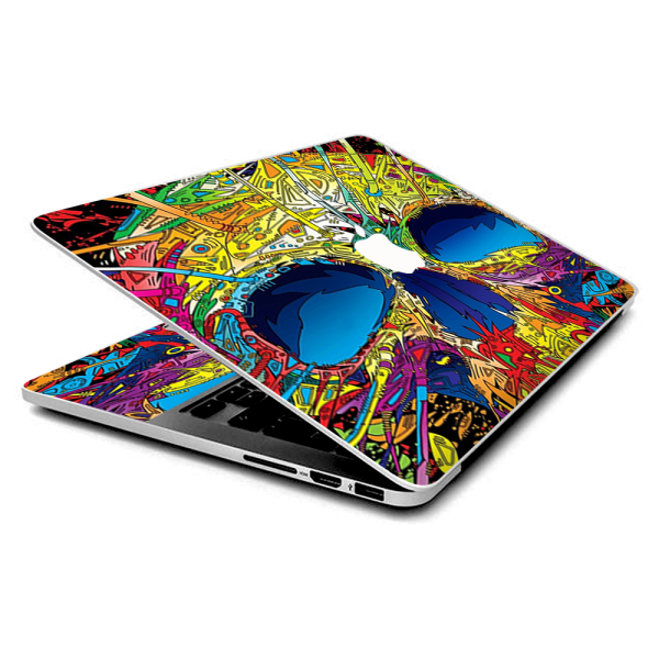 Colorful Skull 1 | Skin For Macbook Pro 15 inch Retina | fits Model A1398, A2910 Discount