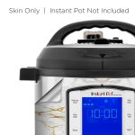 Gold and White Marble Swirl | Skin For Instant Pot Duo Evo Plus 6QT Online Hot Sale - Image 4