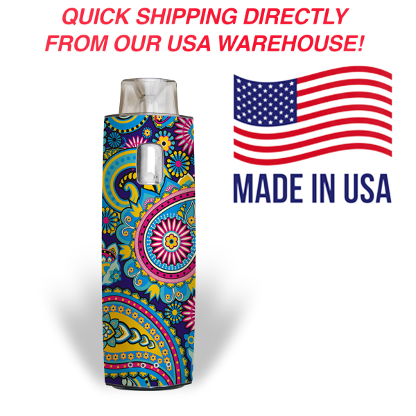 Colorful Paisley Mix | Skin For Innokin Endura M18 Fashion - Image 5