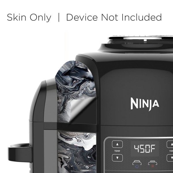 Black and White Marble | Skin For Ninja Foodi 6.5QT Cheap - Image 3