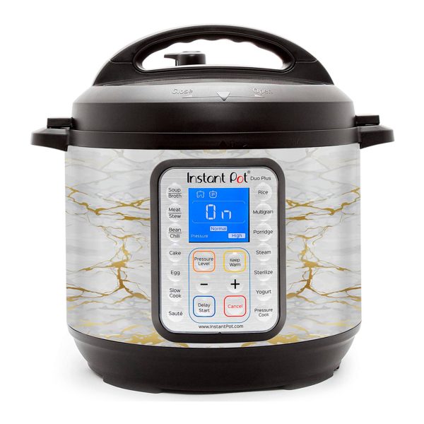 Gold and White Marble Swirl | Skin For Instant Pot Duo Plus 6QT Hot on Sale
