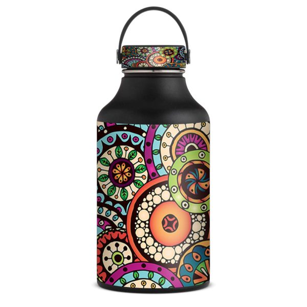 Ethnic Circles Pattern | Skin For Hydro Flask 60oz Online now