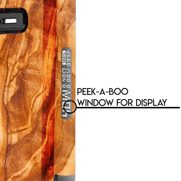 Marble Wood Design Cherry Mahogany | Skin For Smok Nord 2 Fashion - Image 3