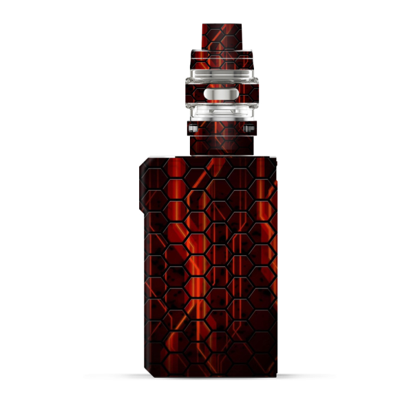 Abstract Red Metal | Skin For VooPoo Alpha ZIP Online Sale