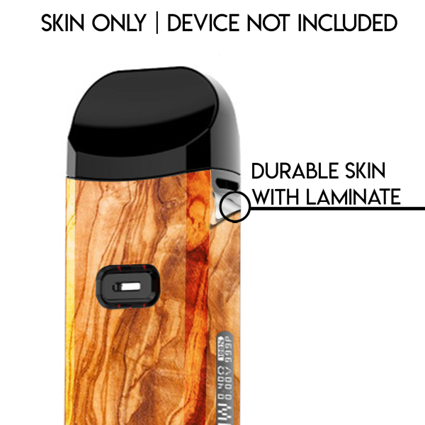 Marble Wood Design Cherry Mahogany | Skin For Smok Nord 2 Fashion - Image 2