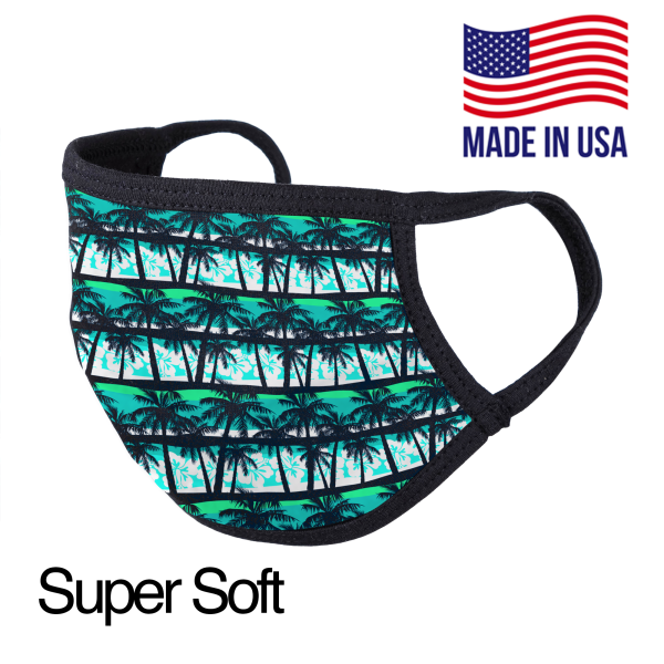 Palm Trees | Adult Washable Face Mask Cheap - Image 2